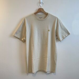 Carhartt WIP S/S Chase Cream T-Shirt Medium
